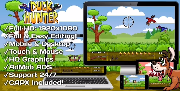 Duck Hunter - HTML5 Game